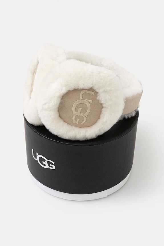 UGG nauszniki zamszowe 20955. beżowy AW25
