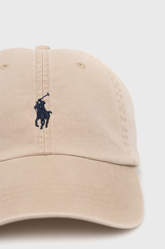 Καπέλο Polo Ralph Lauren 710548524005 μπεζ AW21