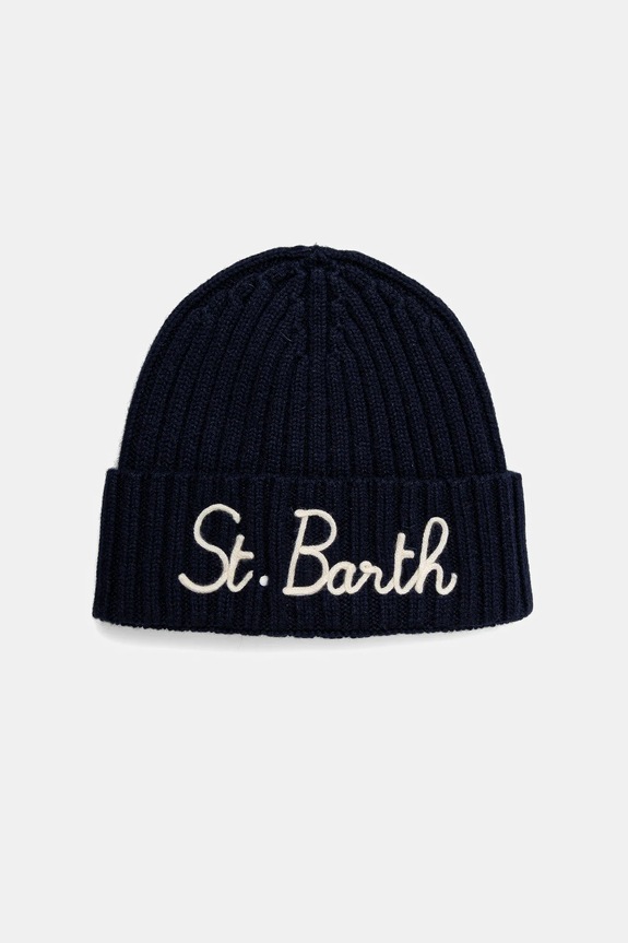 MC2 Saint Barth berretto in lana lana blu WENG001