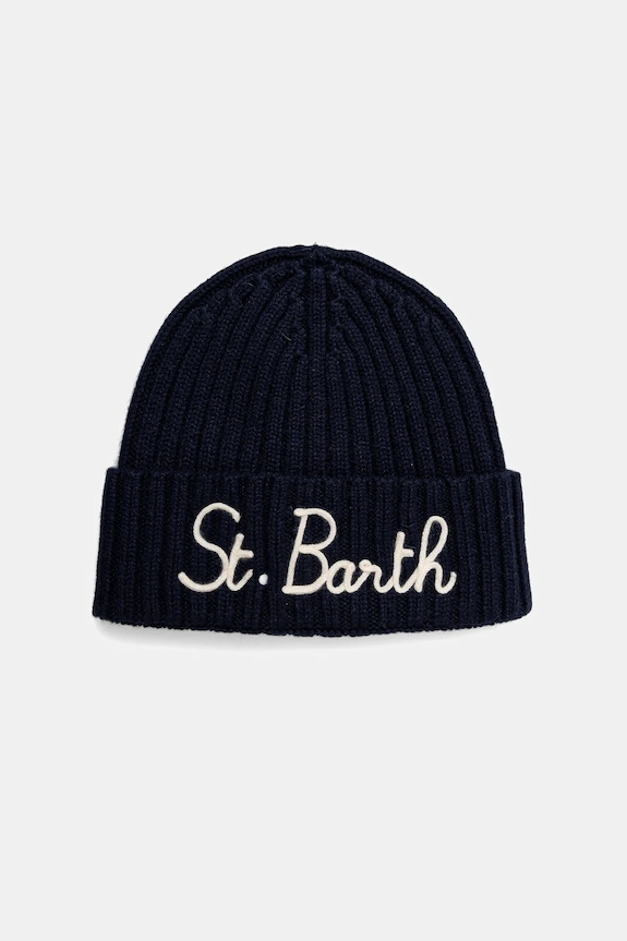 MC2 Saint Barth berretto in lana lana blu WENG001