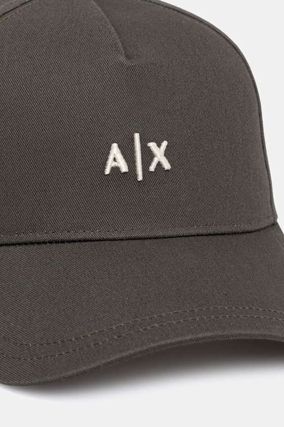 Armani Exchange șapcă pentru bărbați din bumbac 954112.CC571 verde SS26