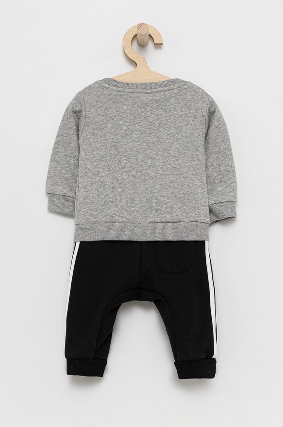 Otroška trenirka adidas Performance H28835 siva AW21