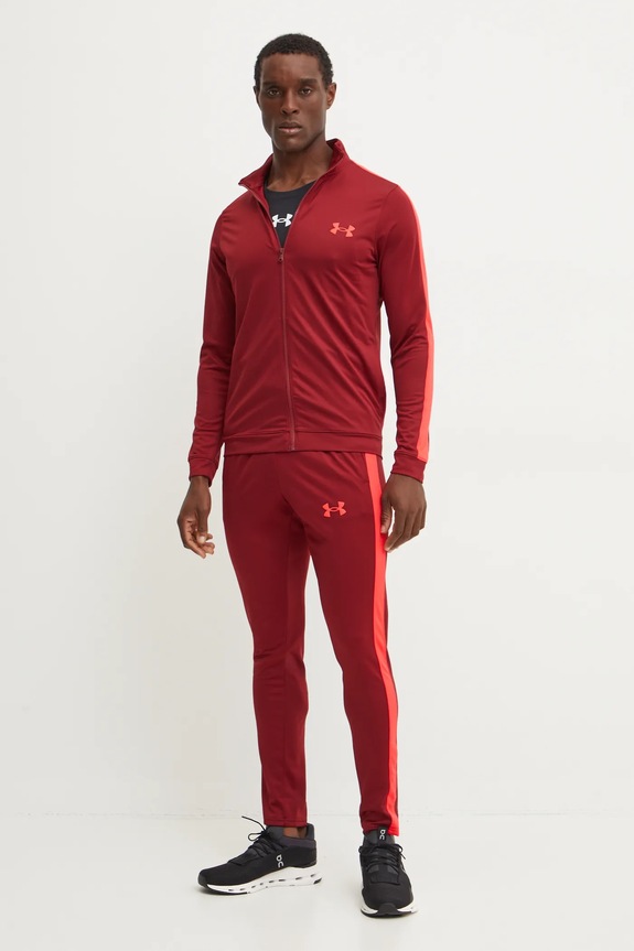 Under Armour Ανδρικό σετ φόρμας Knit Track Suit πλεκτό ύφασμα μπορντό 1357139