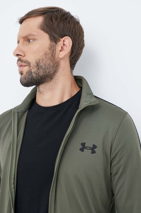 Under Armour komplet dresowy męski Knit Track Suit 1357139 zielony
