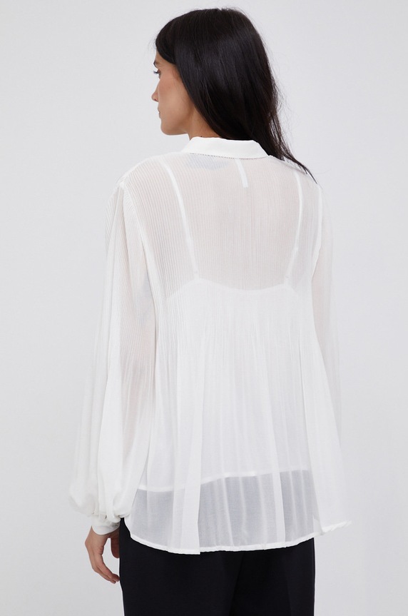 Odzież Pepe Jeans Koszula PL304147.803 biały