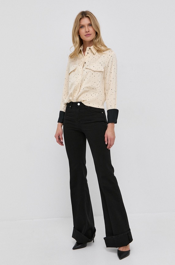 Ruházat Victoria Victoria Beckham ing 2321WSH002695A bézs