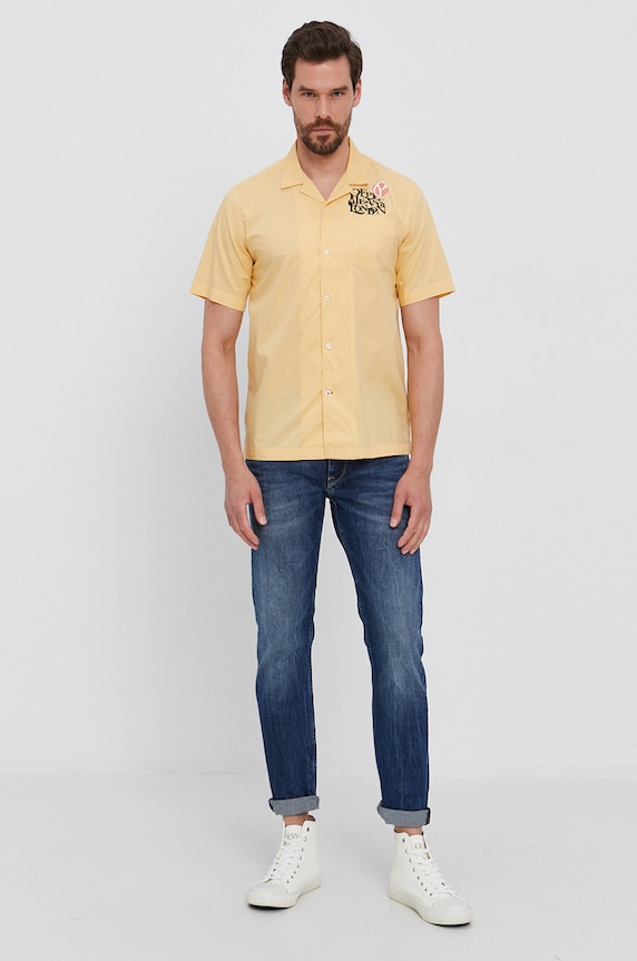Oblečení Košile Pepe Jeans PM307090.105 žlutá