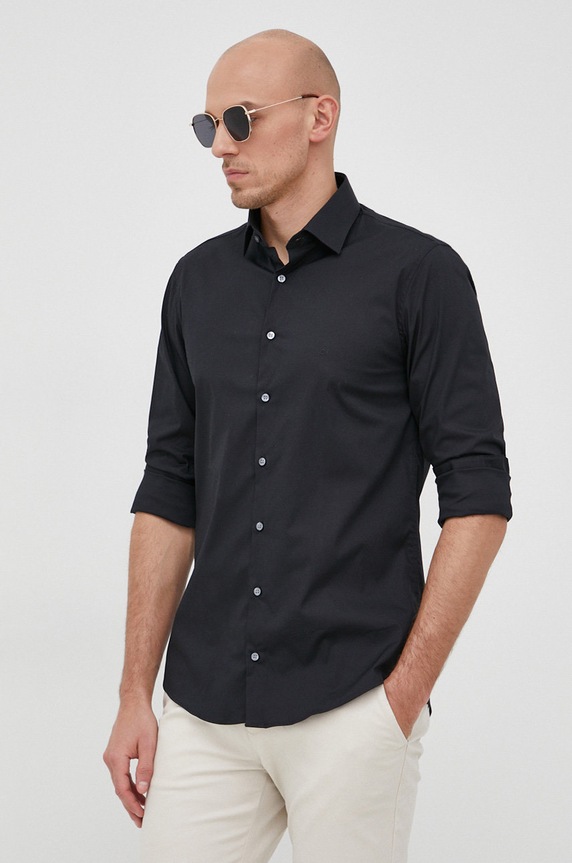 Košile Calvin Klein slim černá K10K108229.4890