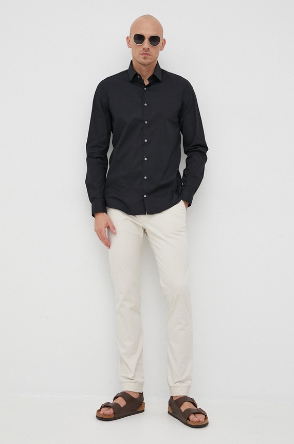 Oblečení Košile Calvin Klein K10K108229.4890 černá
