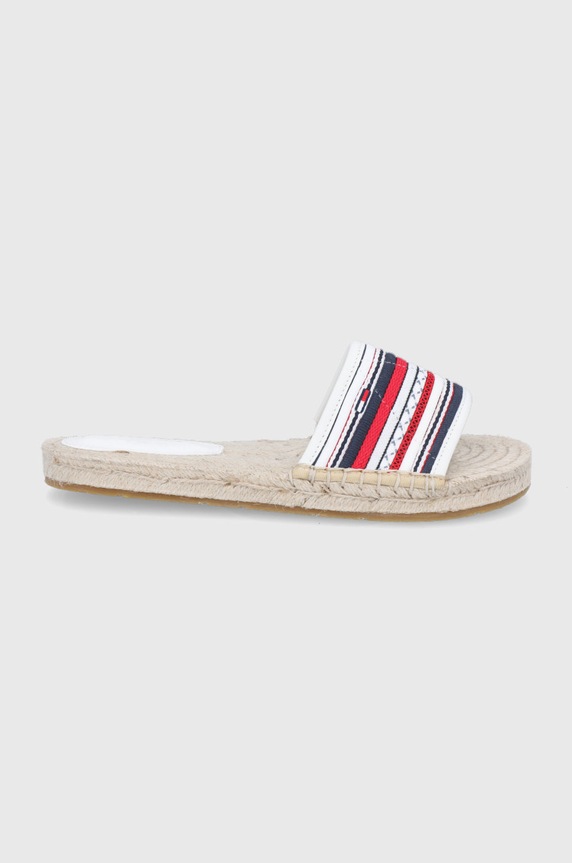 Pantofle Tommy Jeans textilní vícebarevná EN0EN01438YBL