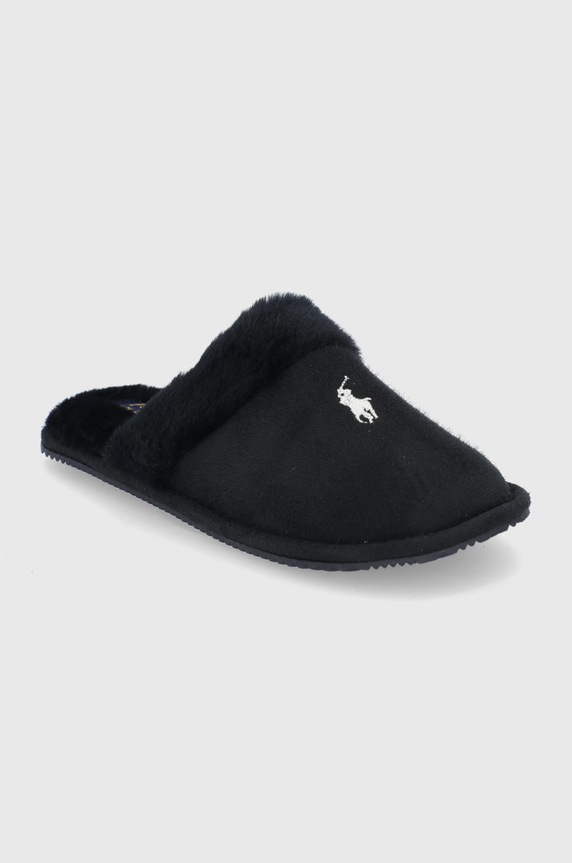 Polo Ralph Lauren Kapcie RF103293 RF103293 czarny AW21