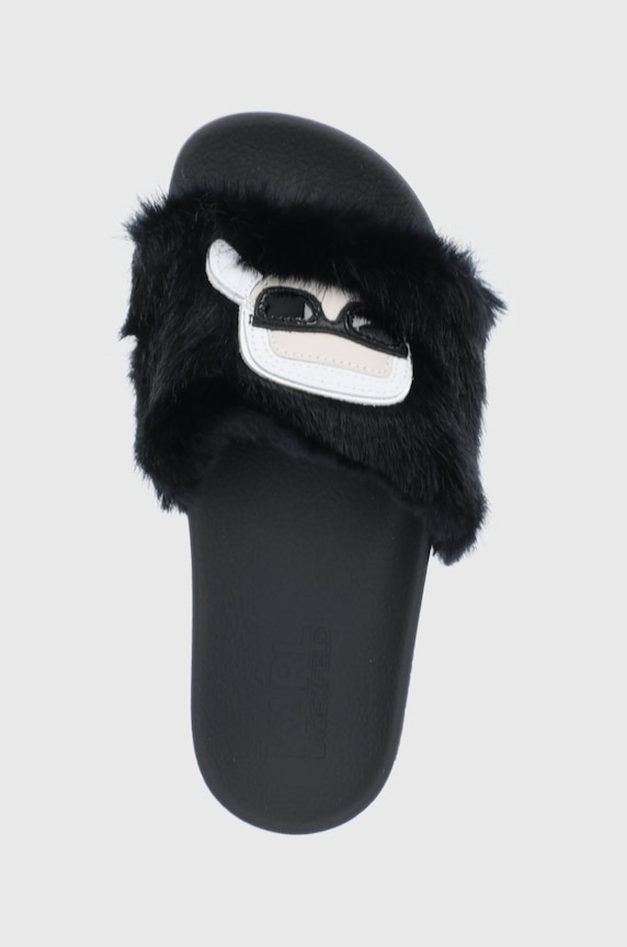 Karl Lagerfeld Kapcie KL80911.WF0 czarny KL80911.WF0