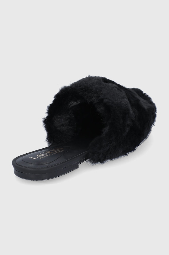 Cipők Lauren Ralph Lauren papucs 802851159002.001 fekete