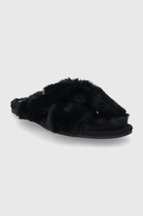 Lauren Ralph Lauren Kapcie Sydni 802851160002.001 czarny AW21