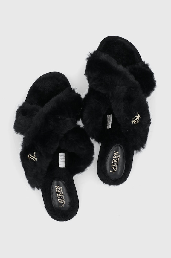 Lauren Ralph Lauren Kapcie Sydni czarny 802851160002.001