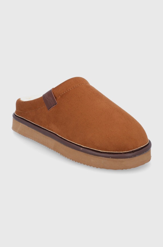 Polo Ralph Lauren Kapcie RF103265 RF103265 brązowy AW21