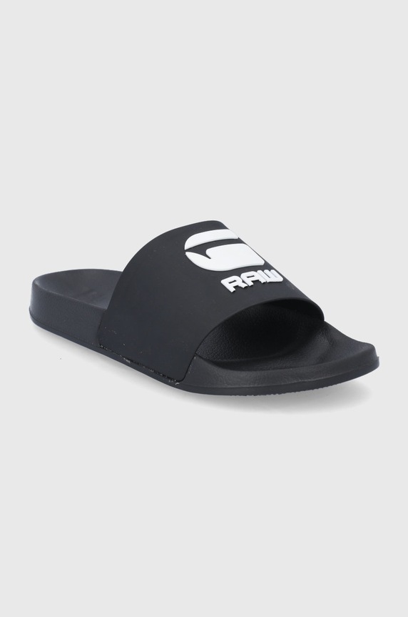 G-Star Klapki 2142026201.BLK.WHT 2142026201.BLK.WHT czarny SS22