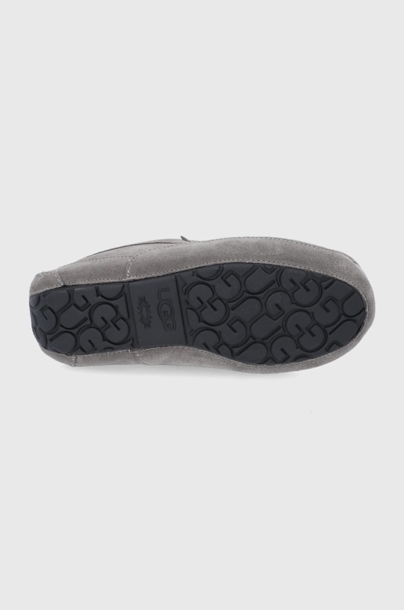 Kožené papuče UGG 1101110.GREY sivá