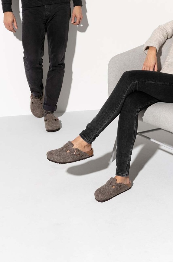Birkenstock kapcie Boston 160581.CACAO