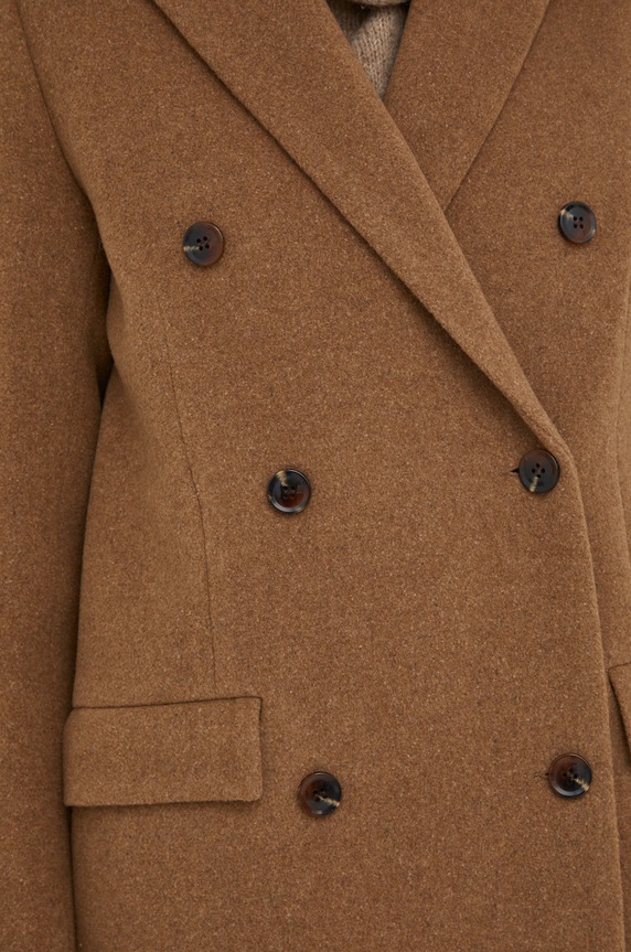 Samsoe Samsoe płaszcz wełniany F20400075