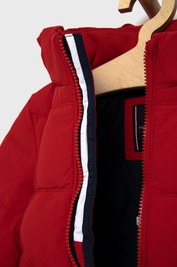 Detská bunda Tommy Hilfiger červená KB0KB06978.4890