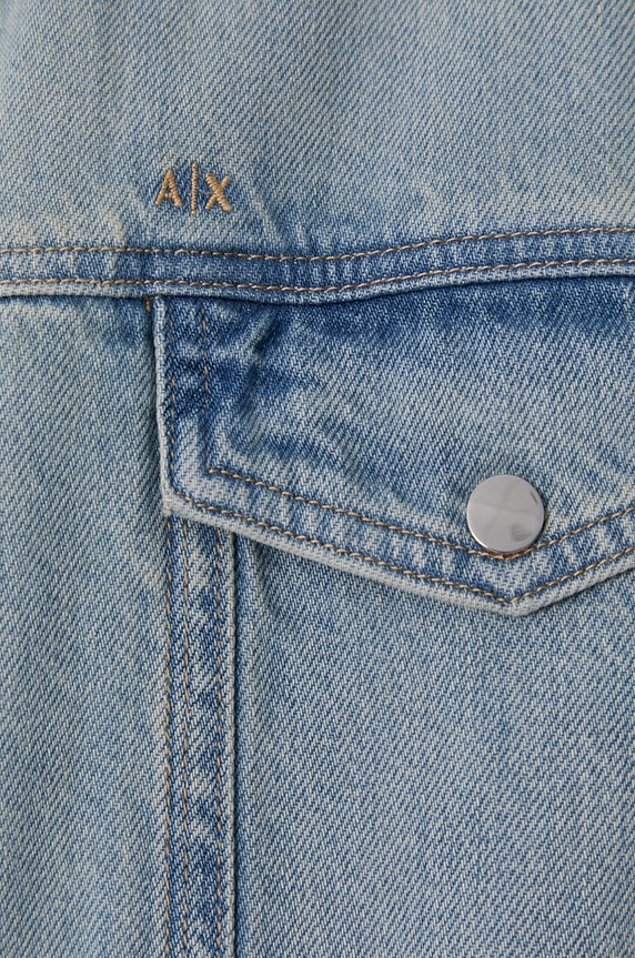 Armani Exchange Kurtka jeansowa 6KYB44.Y1EAZ niebieski 6KYB44.Y1EAZ