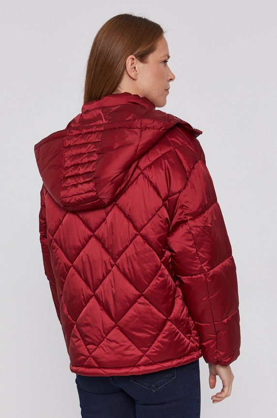 Odzież Pepe Jeans kurtka przeciwdeszczowa Claude PL401980.287 bordowy