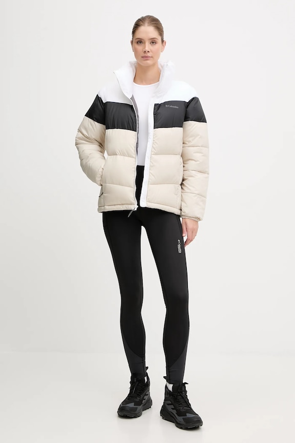 Jakna Columbia Puffect Color Block Jkt 1955101 bež AW23