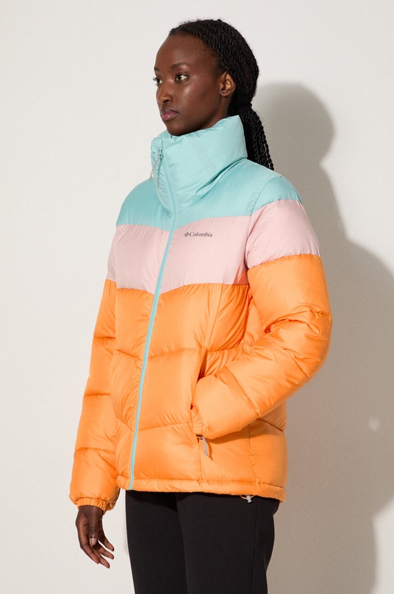 Clothing Columbia jacket Puffect Color Block Jkt 1955101 orange