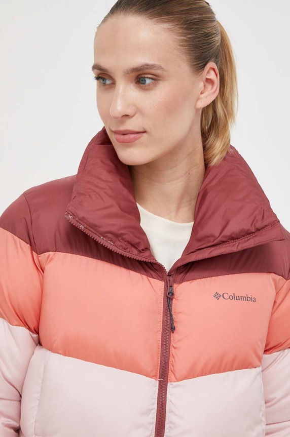 Bunda Columbia Puffect Color Block Jkt ružová 1955101
