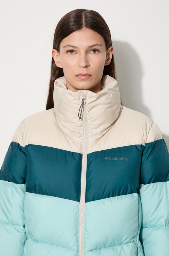 Columbia jacket Puffect Color Block Jkt 1955101 turquoise