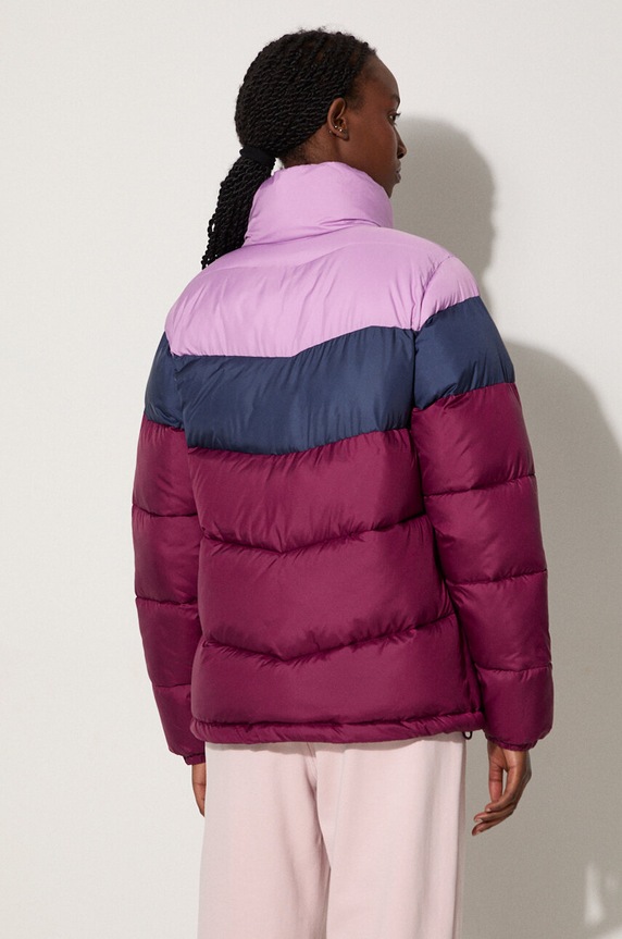 Columbia jacket Puffect Color Block Jkt 1955101 maroon AW23
