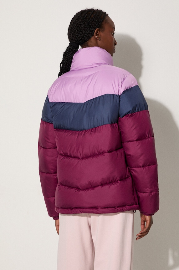 Columbia jacket Puffect Color Block Jkt 1955101 maroon AW23