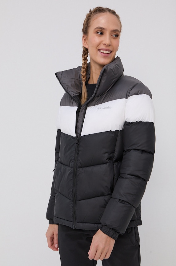 Columbia Kurtka Puffect Color Block Jkt bez kaptura czarny 1955101