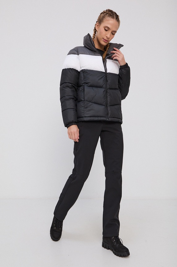 Columbia Kurtka Puffect Color Block Jkt 1955101 czarny AW23