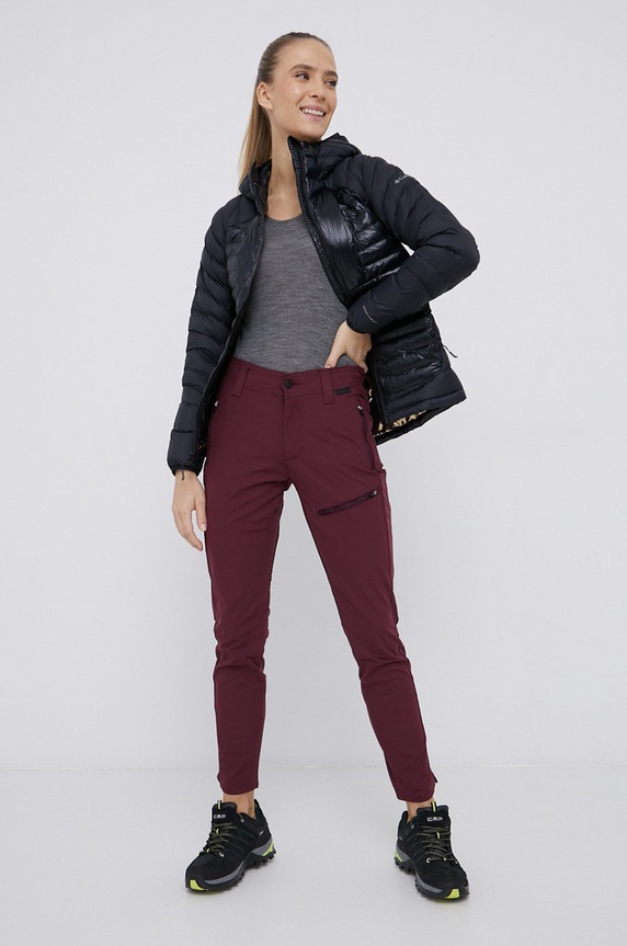 Columbia Kurtka W Labyrinth Loop Hooded 1955323 czarny AW23