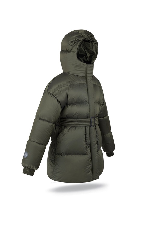 Fete Fluff Geacă de puf pentru copii Military.jacket verde