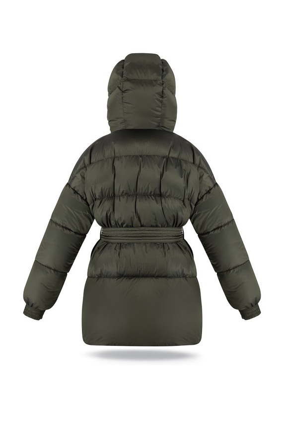 Fluff Geacă de puf pentru copii verde Military.jacket