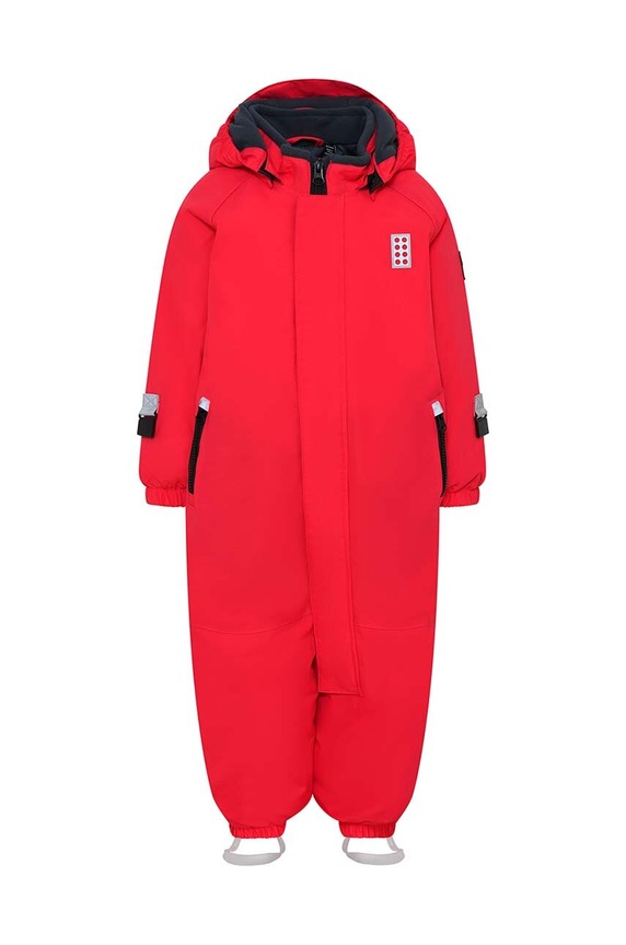 Lego gyerek téli kezeslábas szigetelt piros 21348