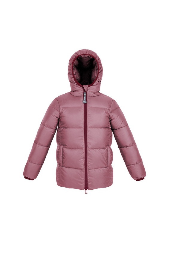Dětská péřová bunda Fluff s podšívkou růžová Big.Puffer.jacket