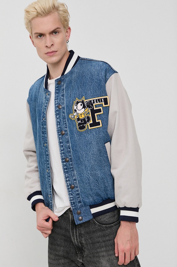 Oblečení Oboustranná bunda Levi's x Felix A1243.0000 modrá
