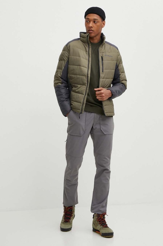 Columbia kurtka sportowa Labyrinth Loop Jacket 1957313 zielony AW23