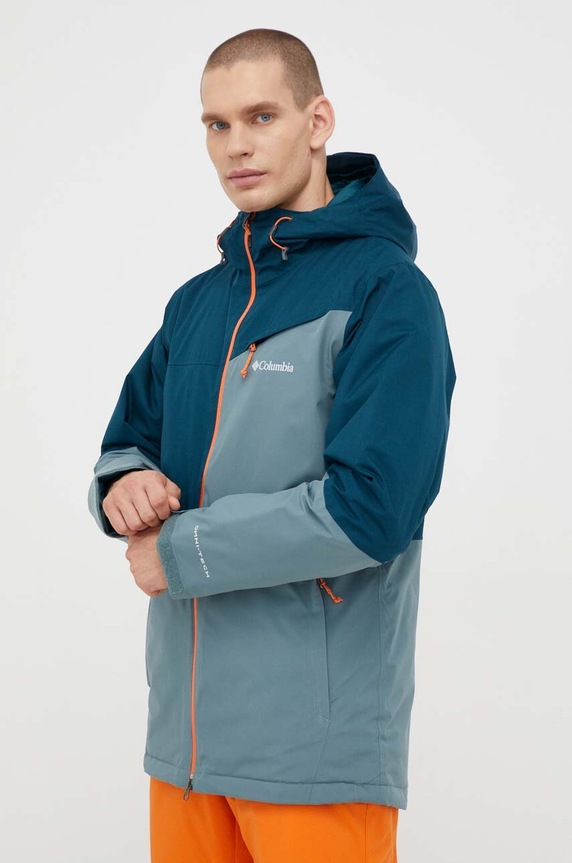 Columbia rövid kabát Iceberg Point Planet friendly türkiz 1954411