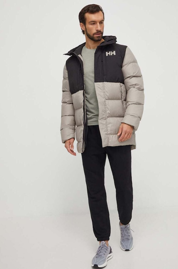 Športová bunda Helly Hansen ACTIVE PUFFY LONG JACKET 53522 béžová AW25