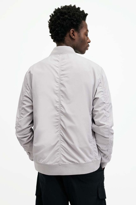 AllSaints kurtka bomber szary MJ006R