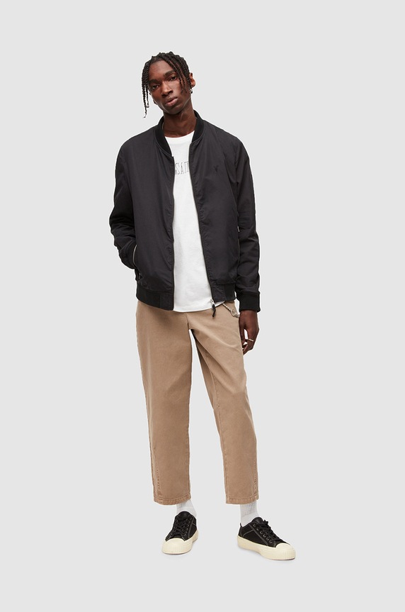 Odzież AllSaints Kurtka bomber BASSETT BOMBER MJ006R czarny