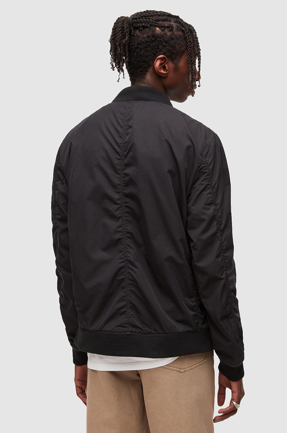 AllSaints Kurtka bomber BASSETT BOMBER czarny MJ006R