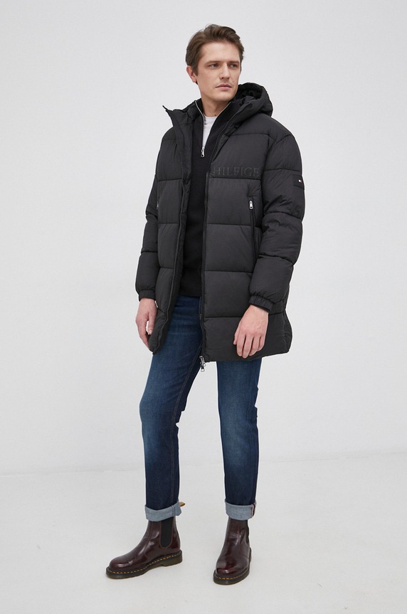Tommy Hilfiger geaca cu captuseala negru MW0MW19657.4890