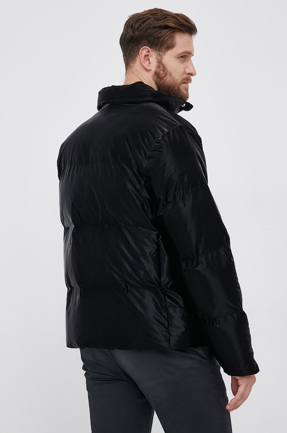 Rains rövid kabát Boxy Puffer Jacket fekete 1522.29