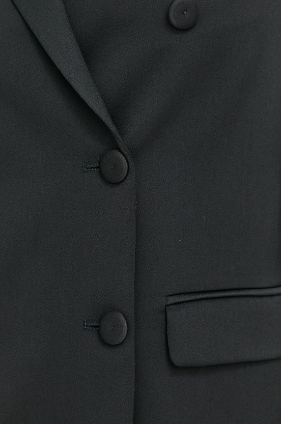 Twinset Marynarka z domieszką wełny 212TT2191 czarny